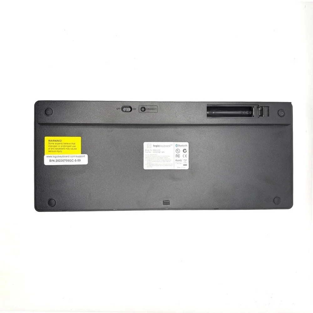 LogicKeyboard Large Print Bluetooth Wireless Keyboard iPad‎ Mac BKB3001 *READ*